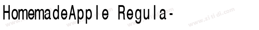 HomemadeApple Regula字体转换